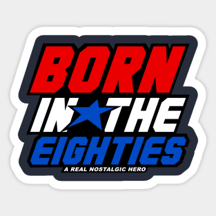 Born in the eighties Sticker